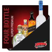 The Quad Bottle Package - Party Like Royals - Hoops New York Bottle Service